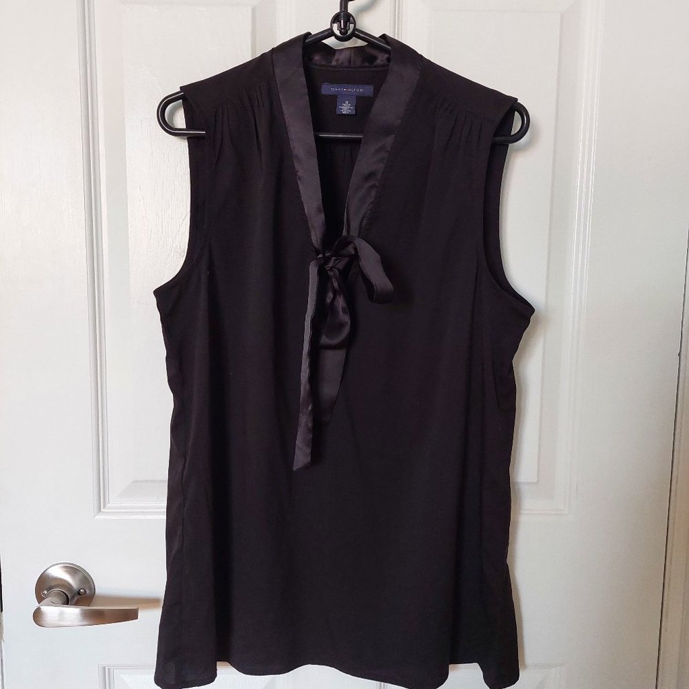 Tommy Hilfiger Black Sleeveless Blouse